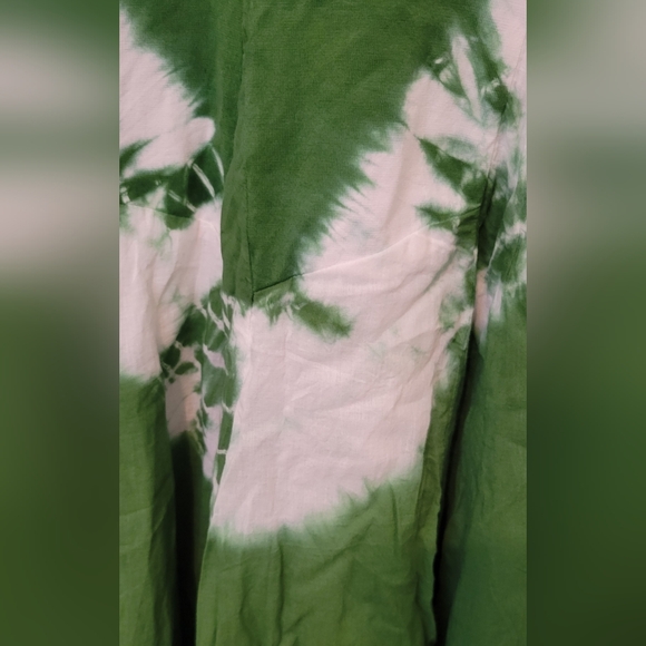 NWT Sakkas Windsong Tie Dye Green/White Two Way Dress Size Free/OS/0-16 - Picture 4 of 8